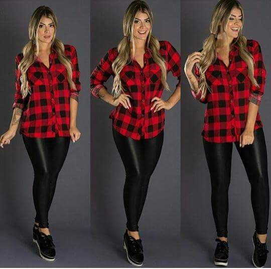 Blusa Xadrez