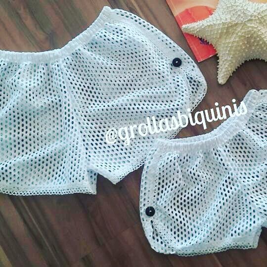 kit Shorts Praia Mae e Filha